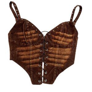 Outcast Pyra Top in Rust Brown